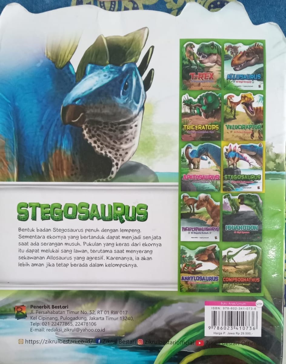 Stegosaurus si Kadal Berlempeng