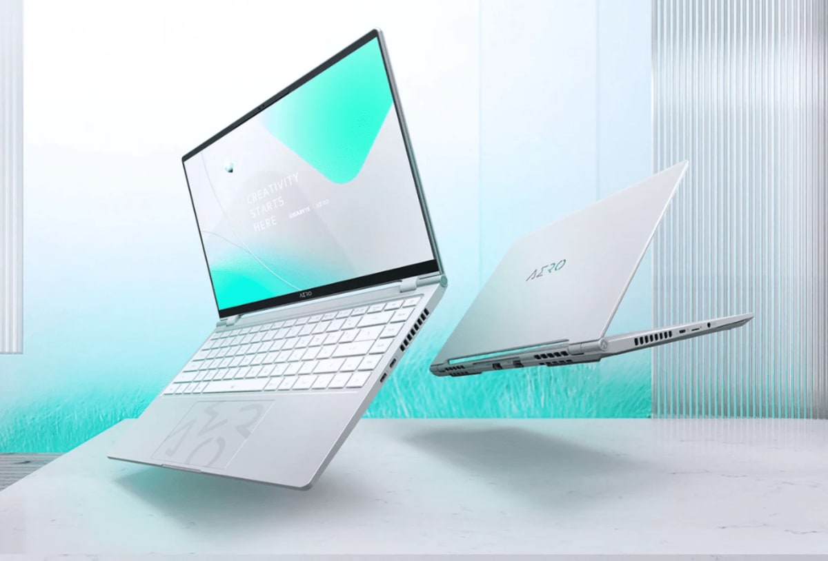 Gigabyte Aero 14, i5-12500H, RTX 4050, 16 GB DDR5-5200, 1 TB SSD, OLED 2.8K 90 hz HDR 600