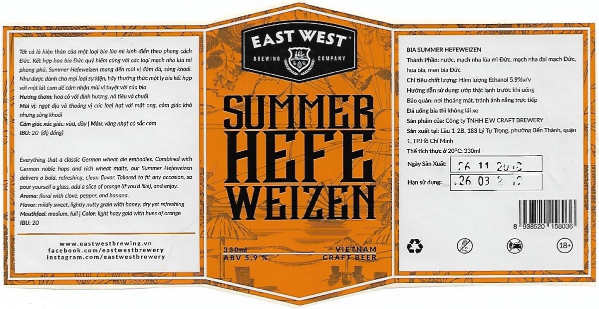 East West Summer Hefe Weizen