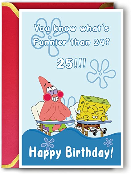 Funny 25th Birthday Card