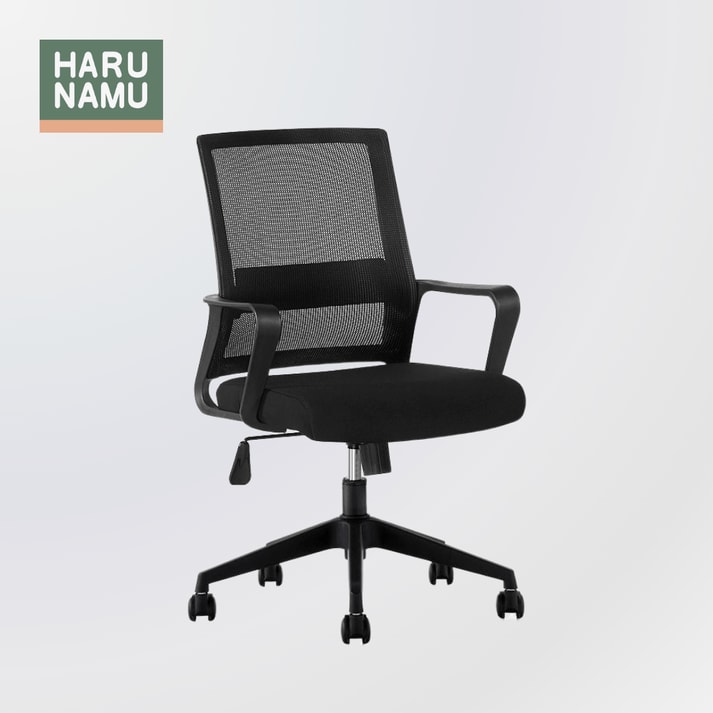 Marcellus Black Mesh Office Chair