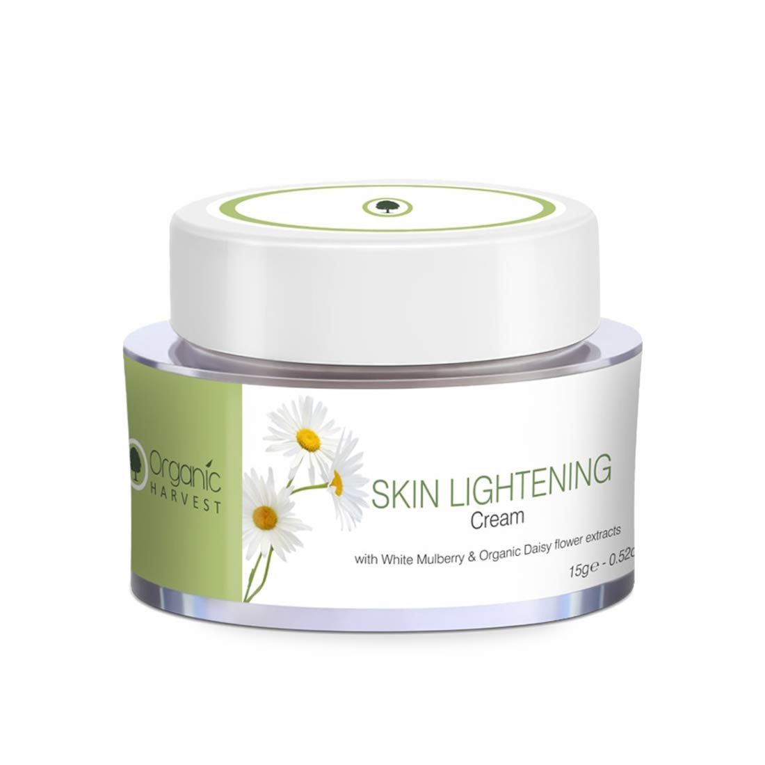 Organic Harvest Skin Lightning & Brightning Cream For Women | Ideal For All Skin Type | Reduces Dark Spot, Protect From Sun Damage, Lighten Skin Tone | Paraben & Sulphate Free - 15gm
