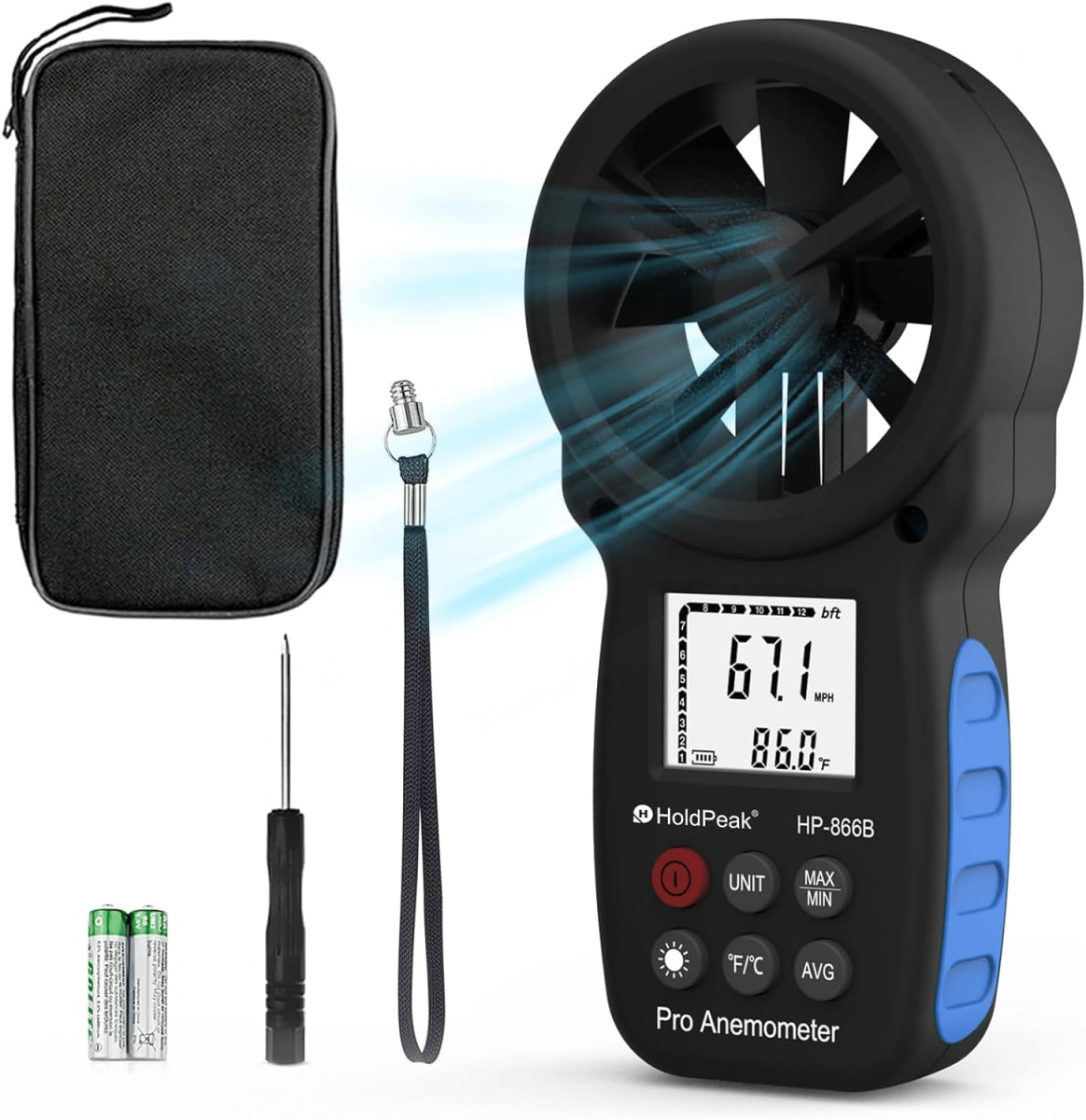 HoldPeak 866B Digital Anemometer