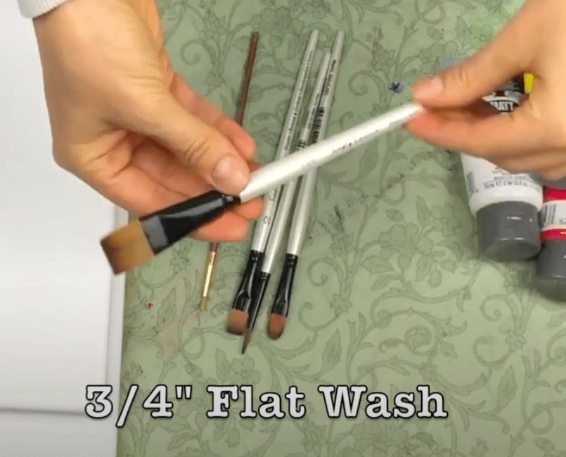 ¾” Flat Wash Brush