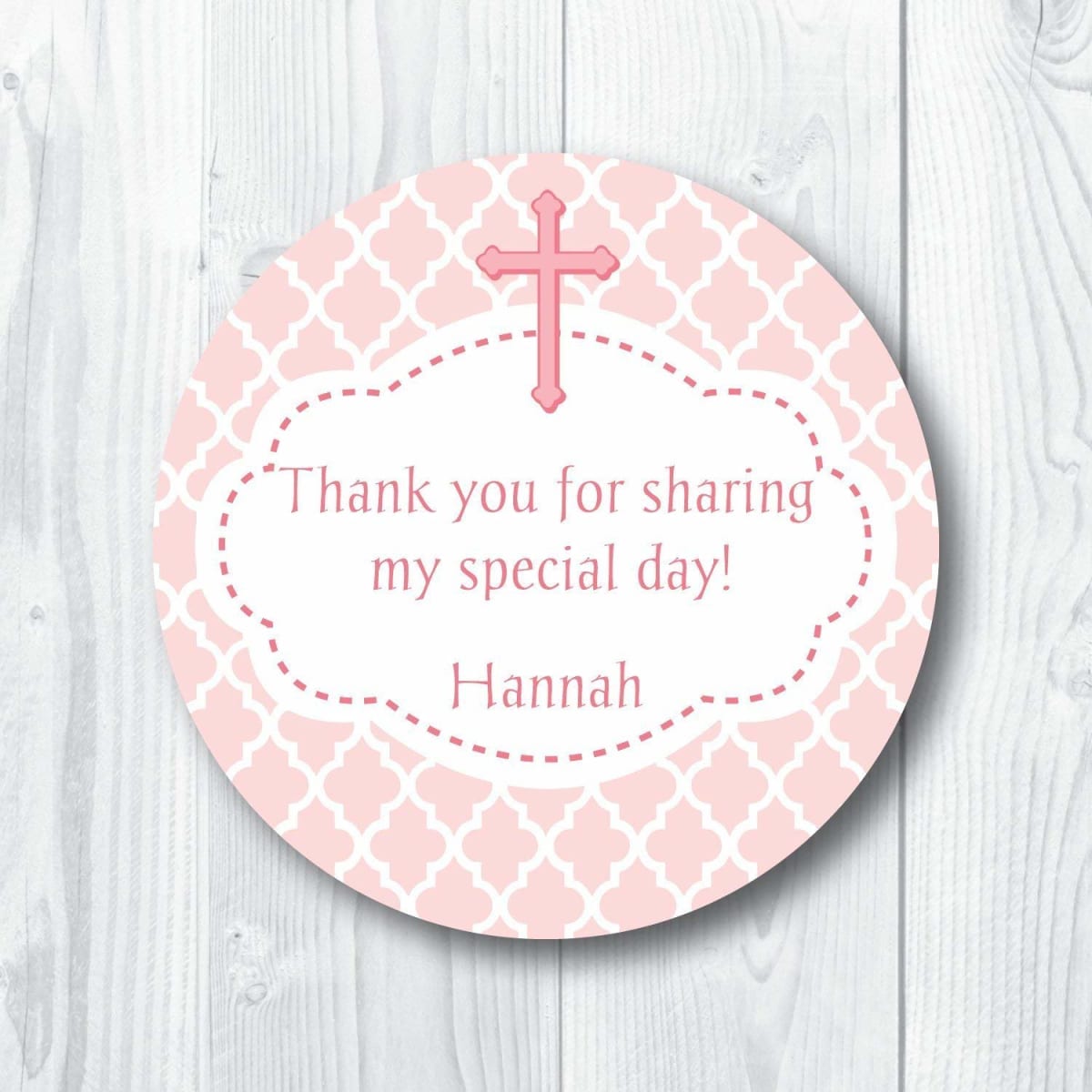 First Communion Favor Stickers