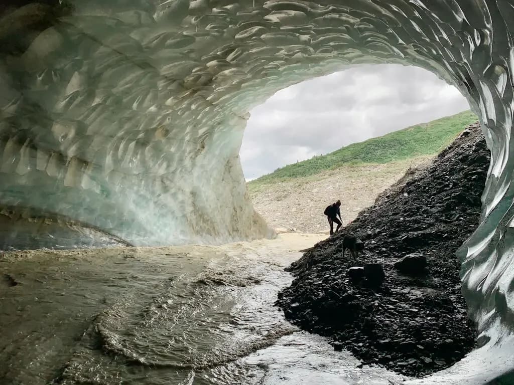 Castner Glacier Ice Cave Trail