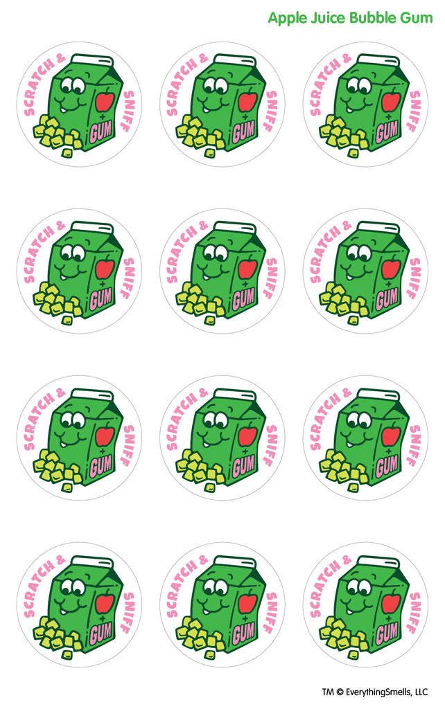 Apple Juice Bubble Gum