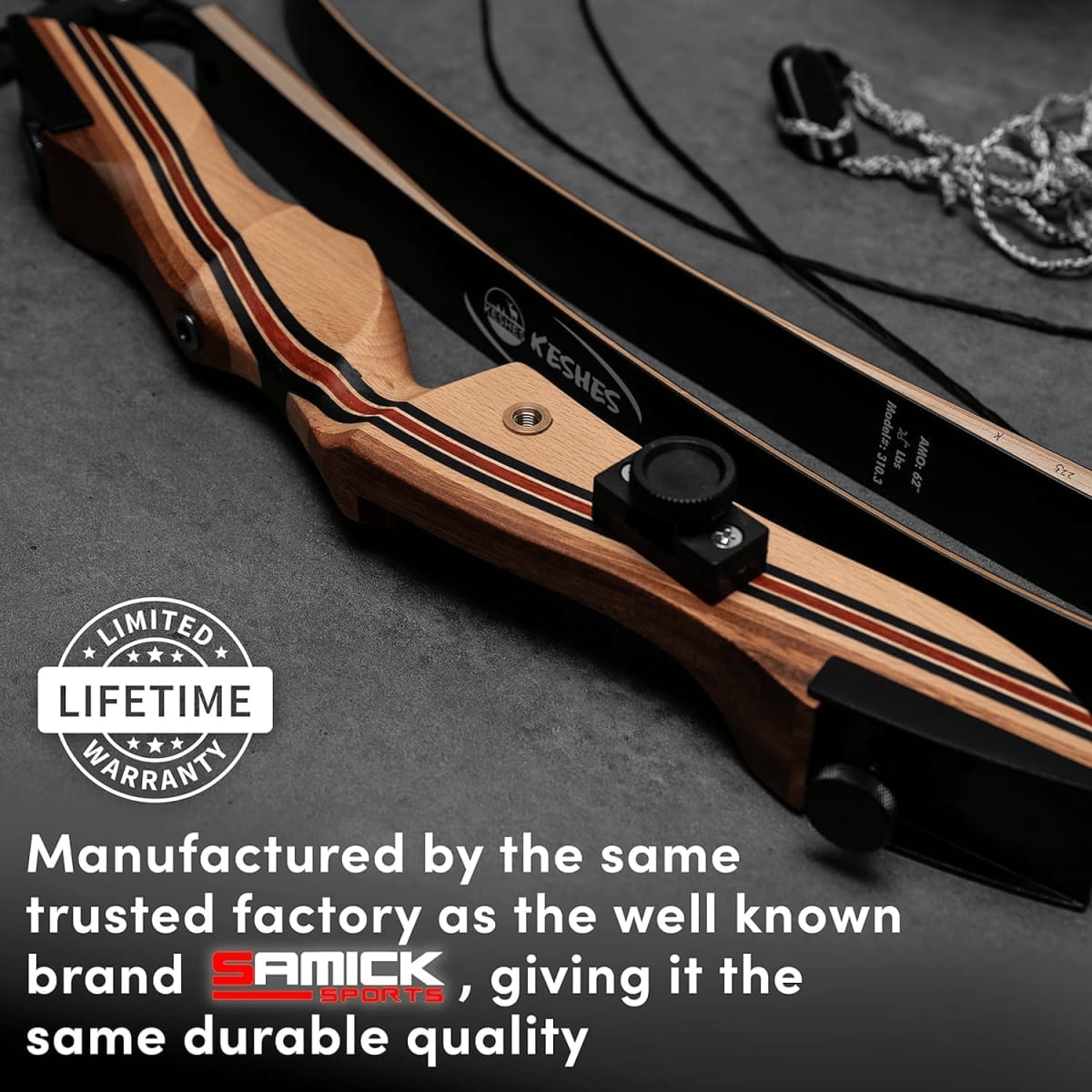KESHES Takedown Hunting Recurve Bow and Arrow