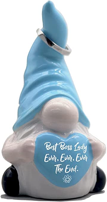 Gnome Ring Holder Gift for Boss Lady