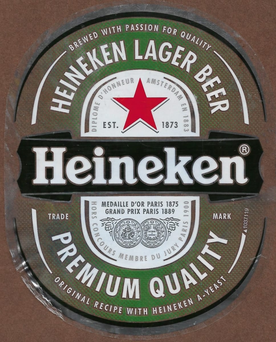 Heineken lager beer