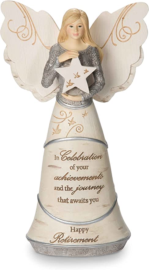 Celebration of Retirement Angel Figurine