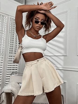 Pleated Shorts