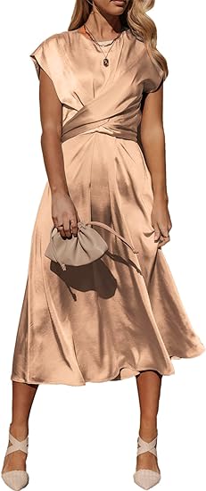 Satin Midi Dress