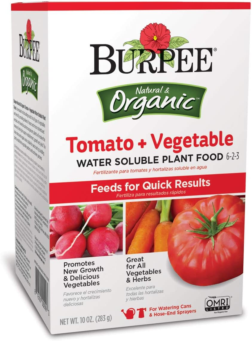 Organic Tomato and Vegetable Water Soluble Plant Food 6-2-3