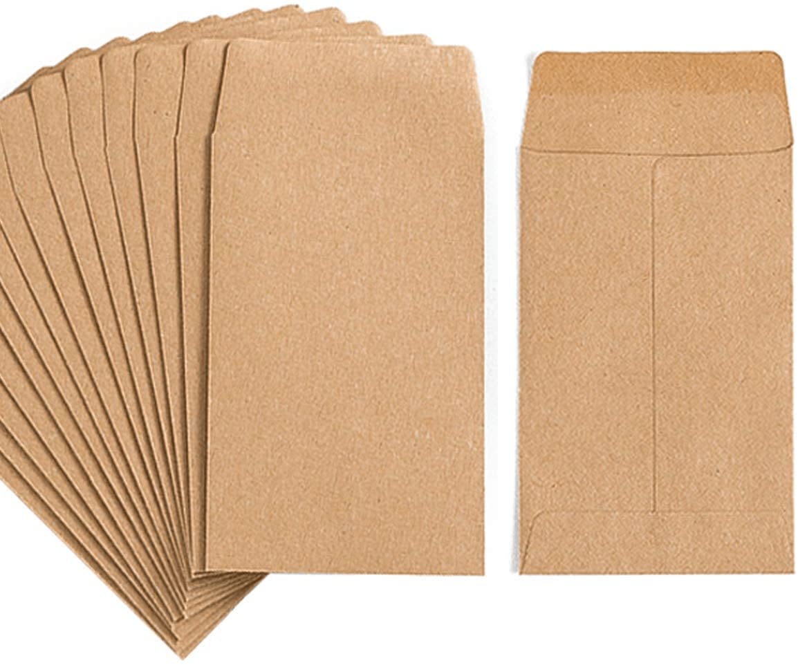 Kraft mini coin envelope (100)