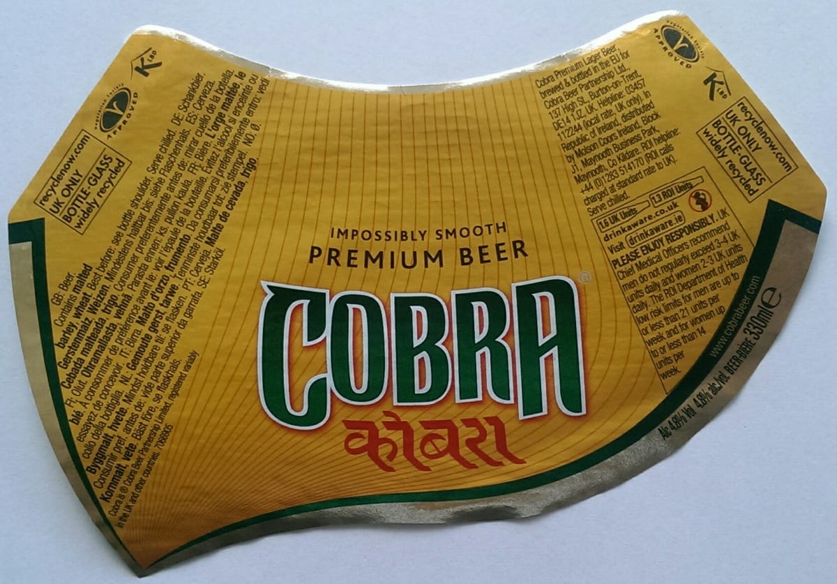 Kingfisher Cobra Premium Lager