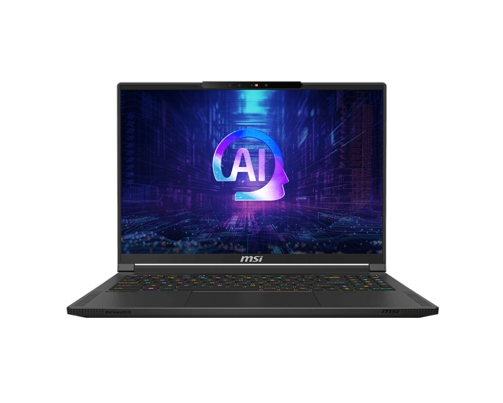 MSI Stealth A16, Ryzen AI 9 HX 370, RTX 4070, 32 GB DDR5X-7500, 1 TB SSD, QHD+ 240 Hz