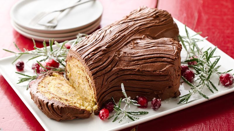 Bûche de Noël (Chocolate Yule Log)