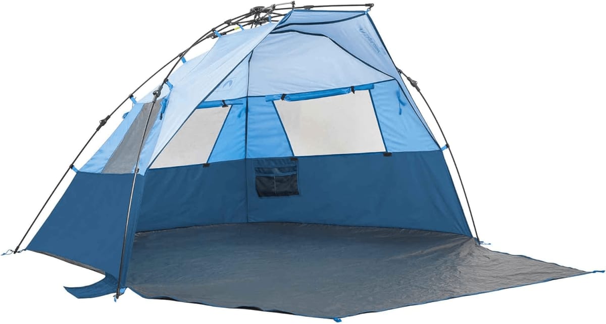 Lightspeed Outdoors Quick Cabana Beach Tent Sun Shelter - Best UV ...