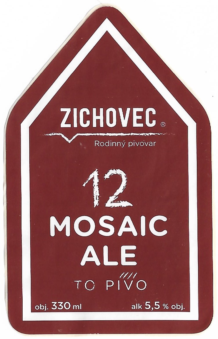 Zichovec 12 Mosaic ALE 330ml