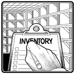 Take Inventory of moved goods