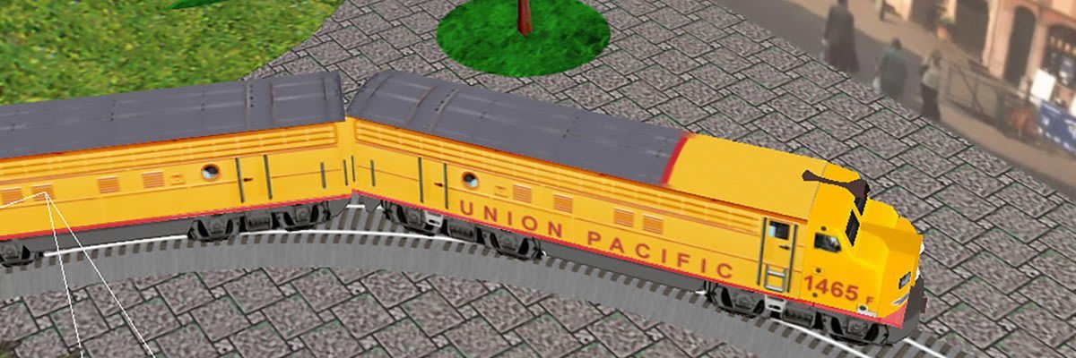 3D MODEL RAILWAY