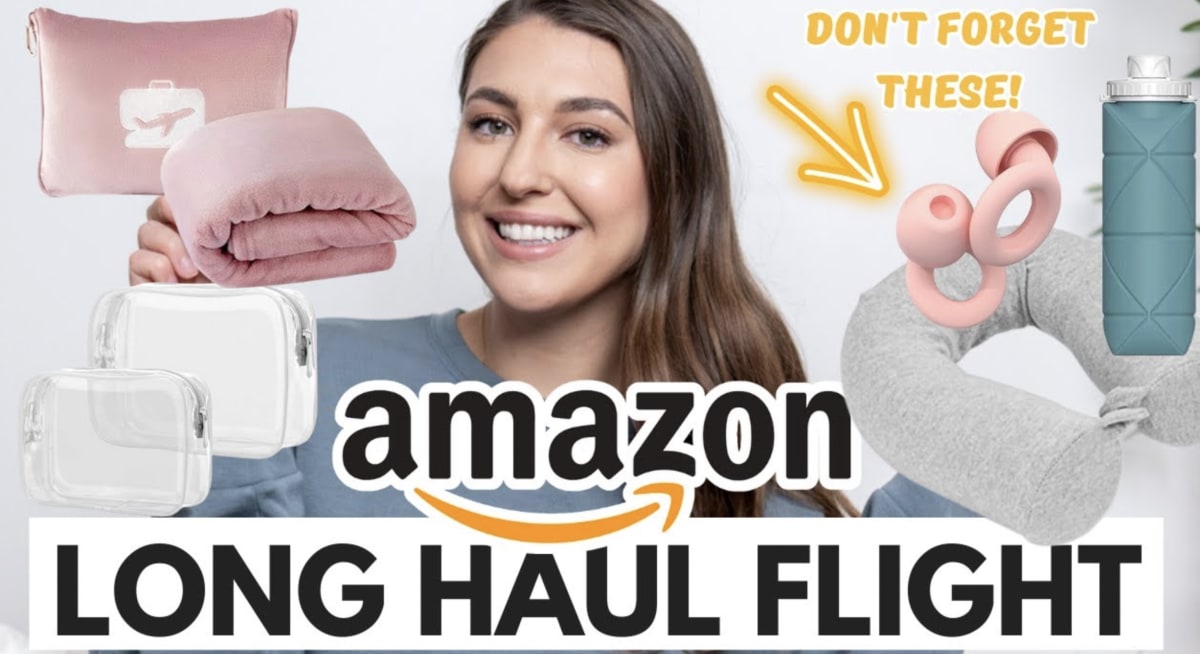 Amazon Travel Must Haves for a Long Haul Flight