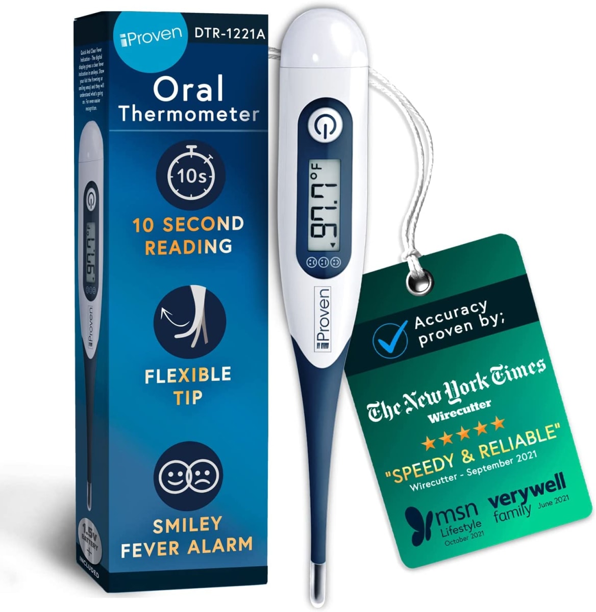 Digital Oral and Rectal Thermometer