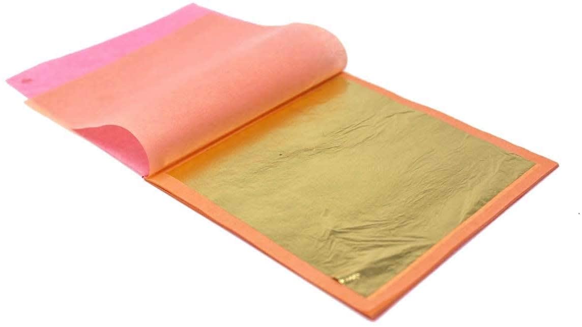 25 Sheets Edible Gold Leaf