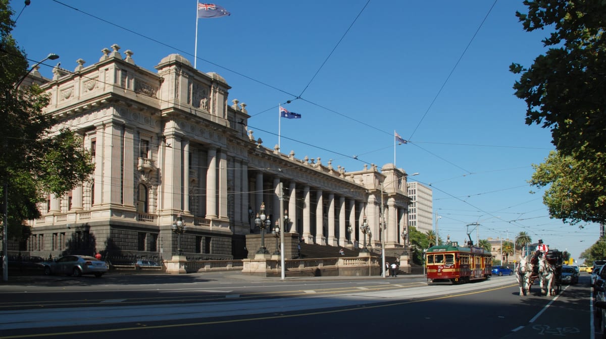 Take a guided tour of the Parliament House of Victoria