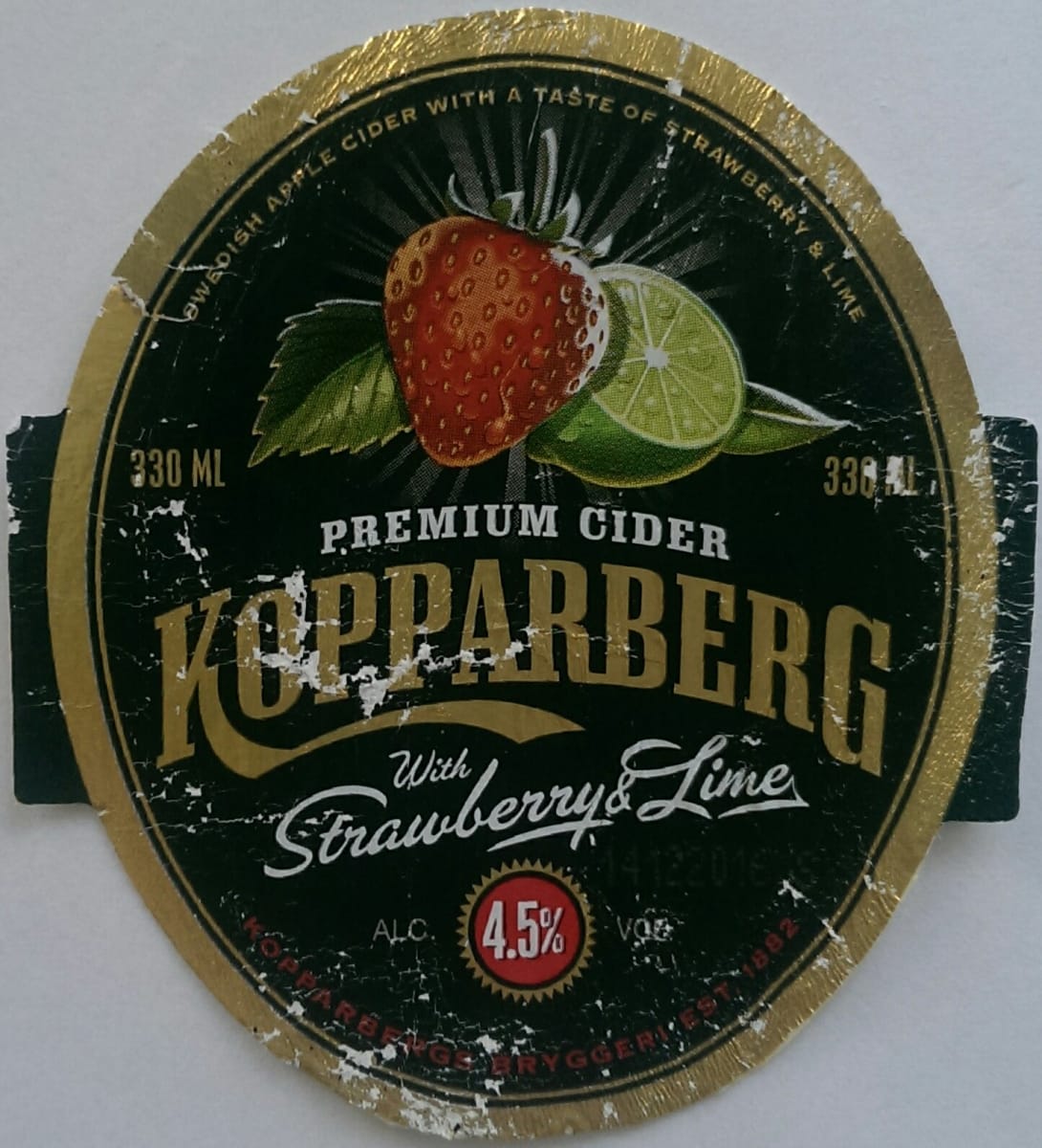 Kopparberg with Strawberrty & Lime