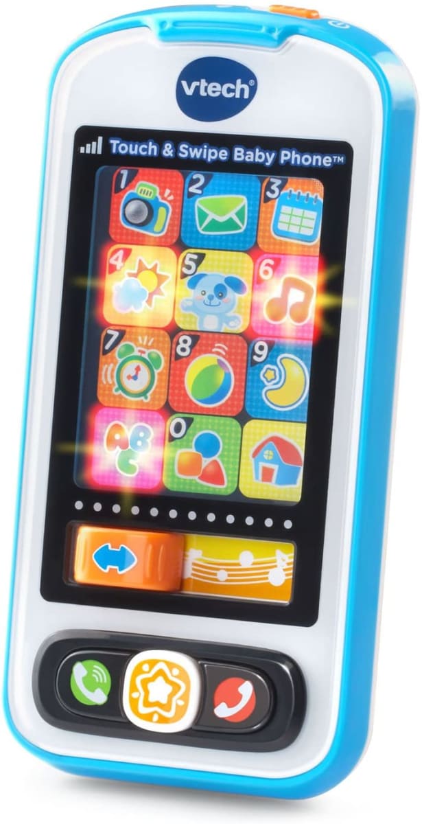 Touch and Swipe Baby Phone, Blue