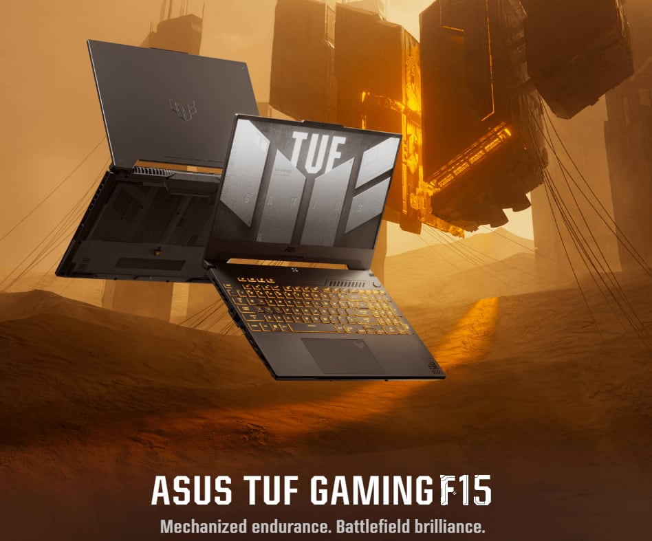 Asus TUF F15, i5-13500H, RTX 4050, 16 GB DDR5-4800, 512 GB SSD, FHD 144 hz 100% sRGB
