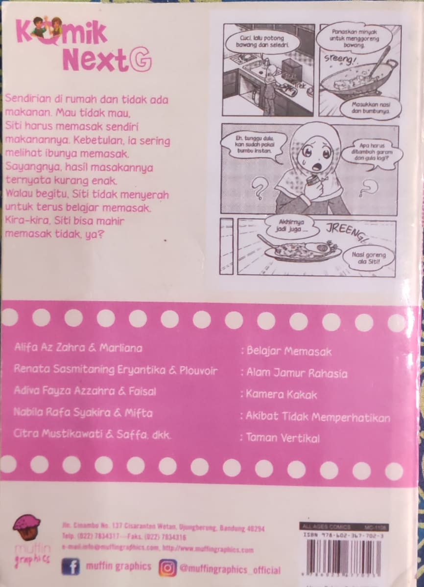 Komik; Belajar Memasak