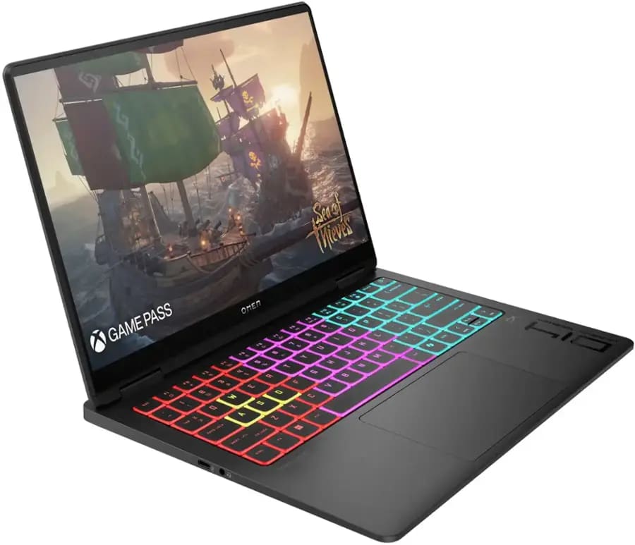 HP OMEN Transcend 14, Intel Ultra 7-255H, RTX 5050, 16 GB DDR5X-7467, 1 TB SSD, 3K 120 Hz OLED 500 nits 100% DCI-P3