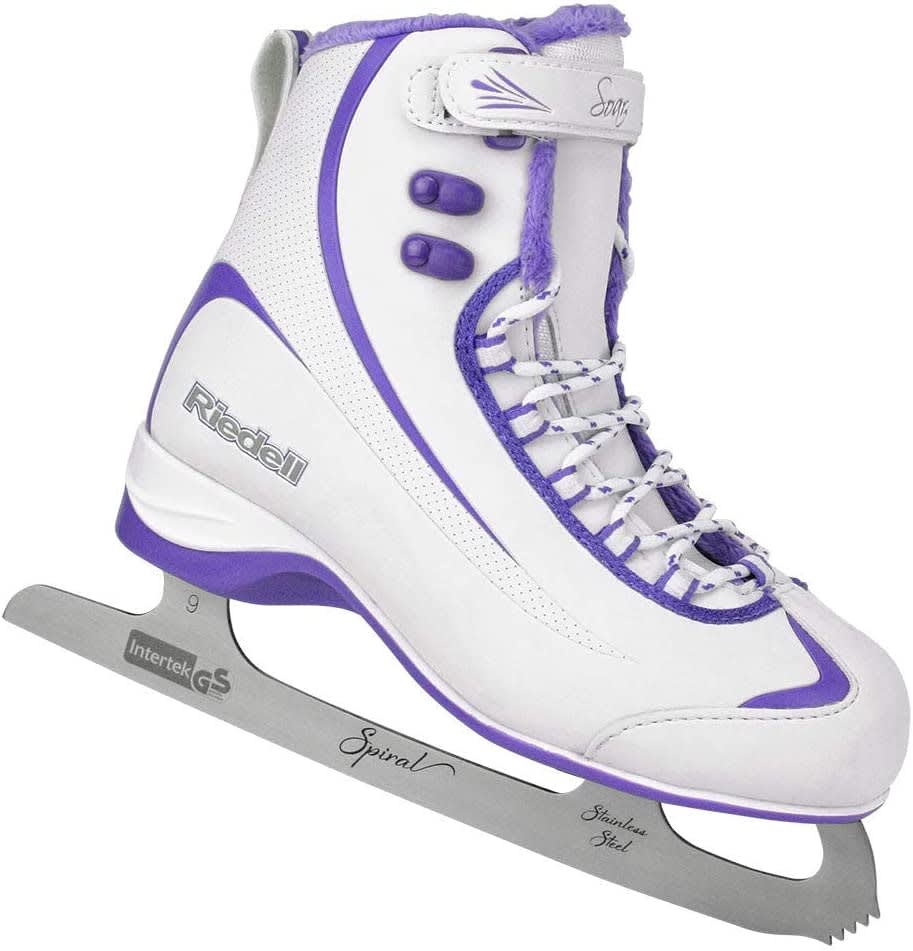 Riedell 625 Soar / Women's and Men's Beginner/Soft Figure Ice Skates / Color: White or Gray