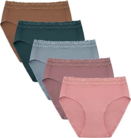 High Waist Postpartum Underwear & C-Section Recovery Maternity Panties 5 Pack