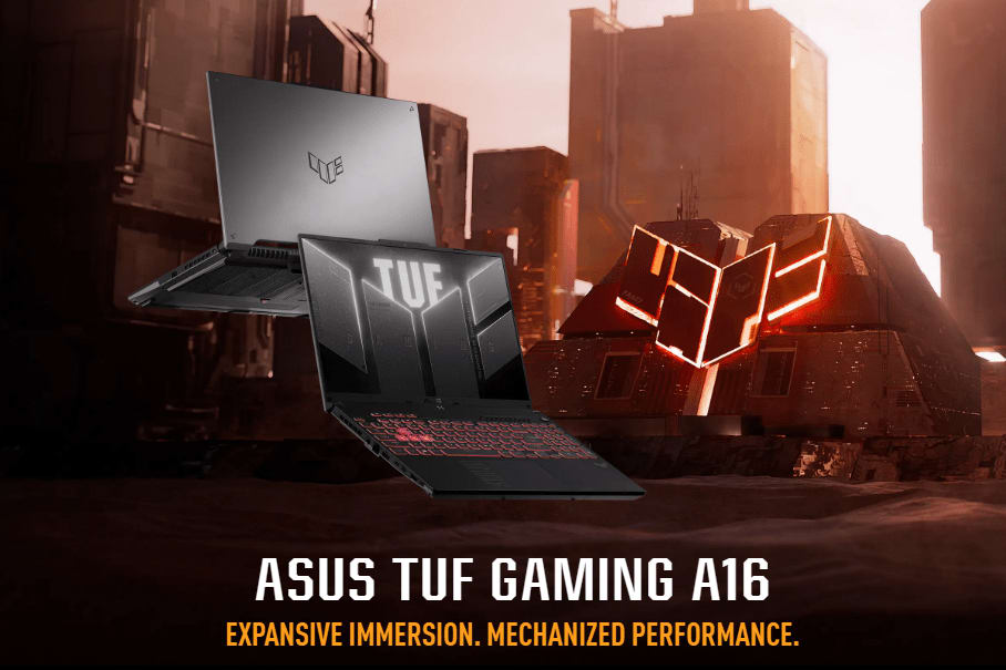Asus TUF A16, Ryzen 9-7940HX, RTX 4070, 16 GB DDR5-5200, QHD+ 165 Hz 430 nits 100% sRGB