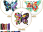 Butterfly Flower Embroidery Stitch Practice kit