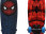 PlayWheels Ultimate Spider-Man 21 Inch Wood Cruiser Skateboard - Beginner Skateboard for Kids - Spidey Eyes