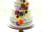 Colorful naked carrot cake