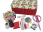 ISOTO Fabric Sewing Basket with Sewing Kit