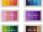 Set of colorful inks