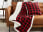 Bauer Throw Blanket with Pillow Reversible Flannel/Sherpa Bedding Set, Buffalo Plaid Home Decor for All Seasons, 1 Count (Pack of 1), Red/Black Check