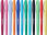 Colored flair pens
