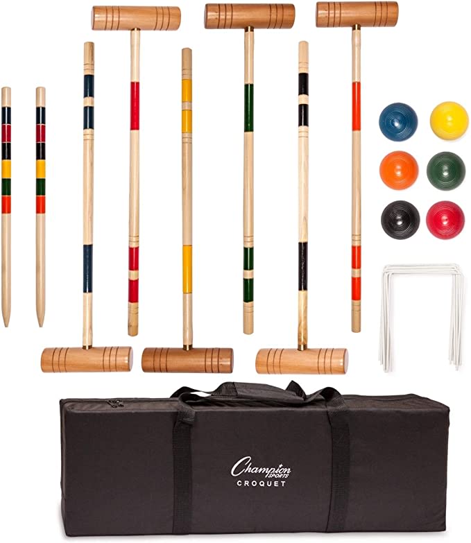 Champion Sports Deluxe Croquet Tournament Set