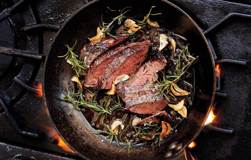 Garlic-Rosemary Steak