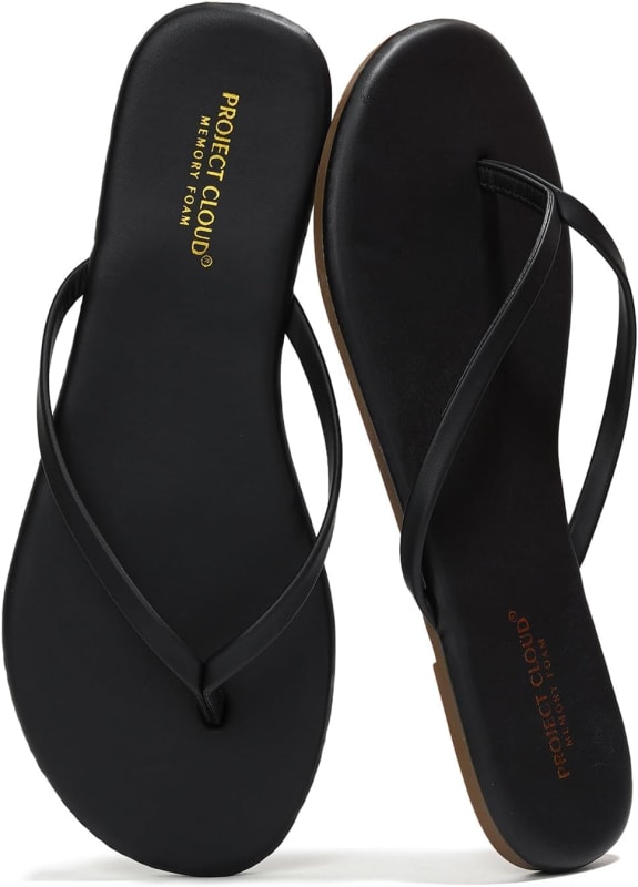 Project Cloud - Vegan Leather Flip Flops