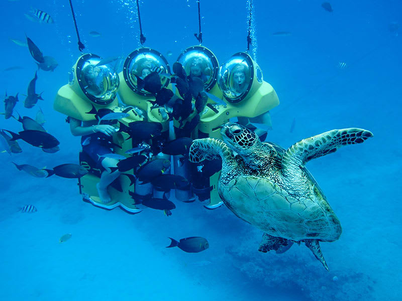 Submarine Scooter Adventure