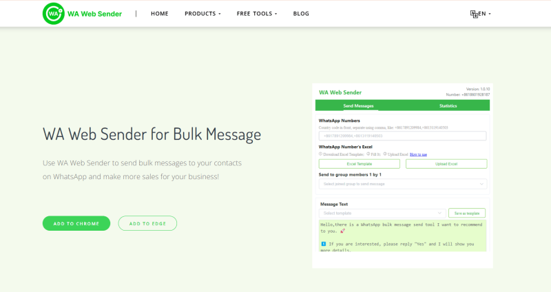 WhatsApp Bulk Sender